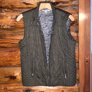 Olive Green Vest